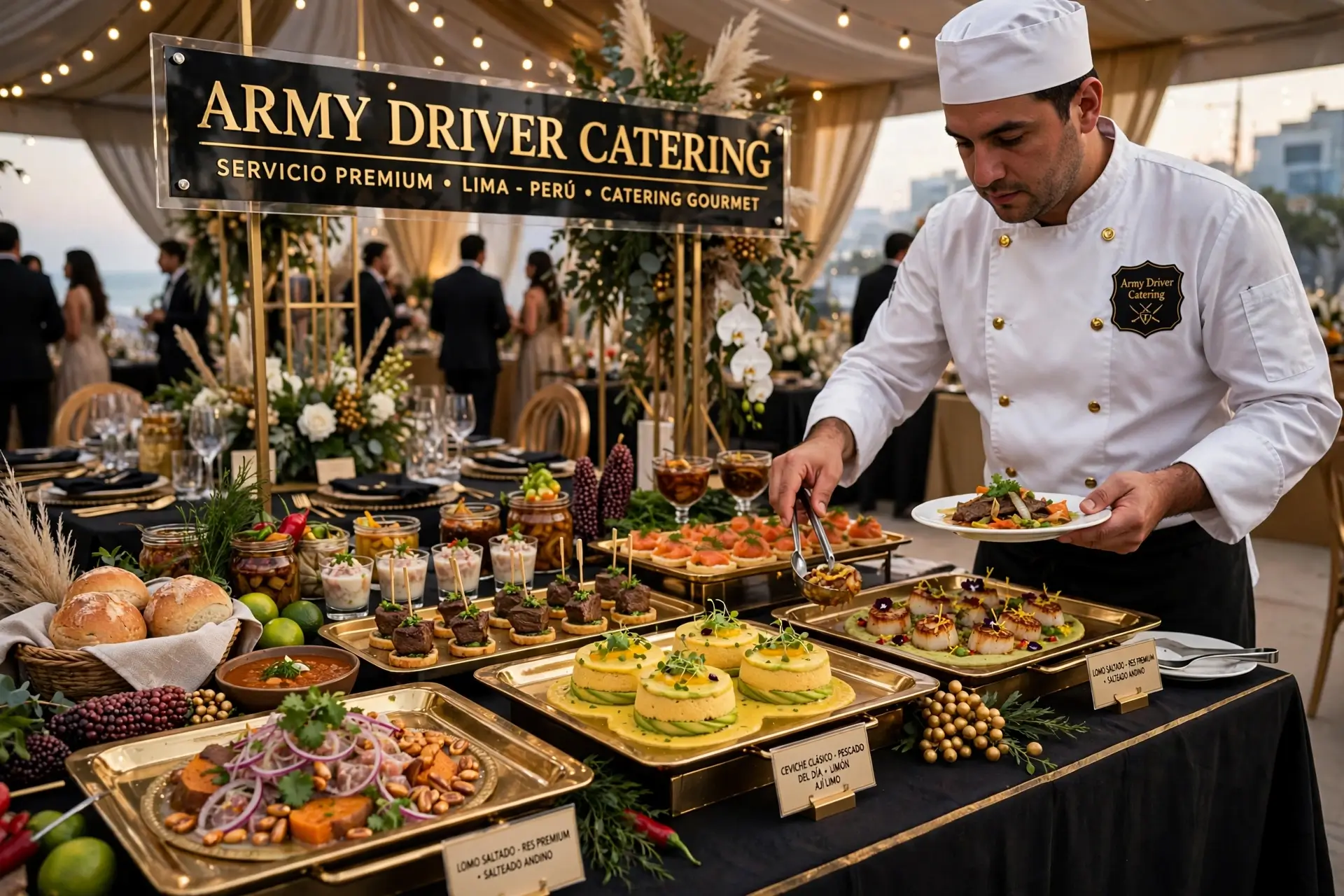 Catering chef privado Lima servicio blindado gourmet