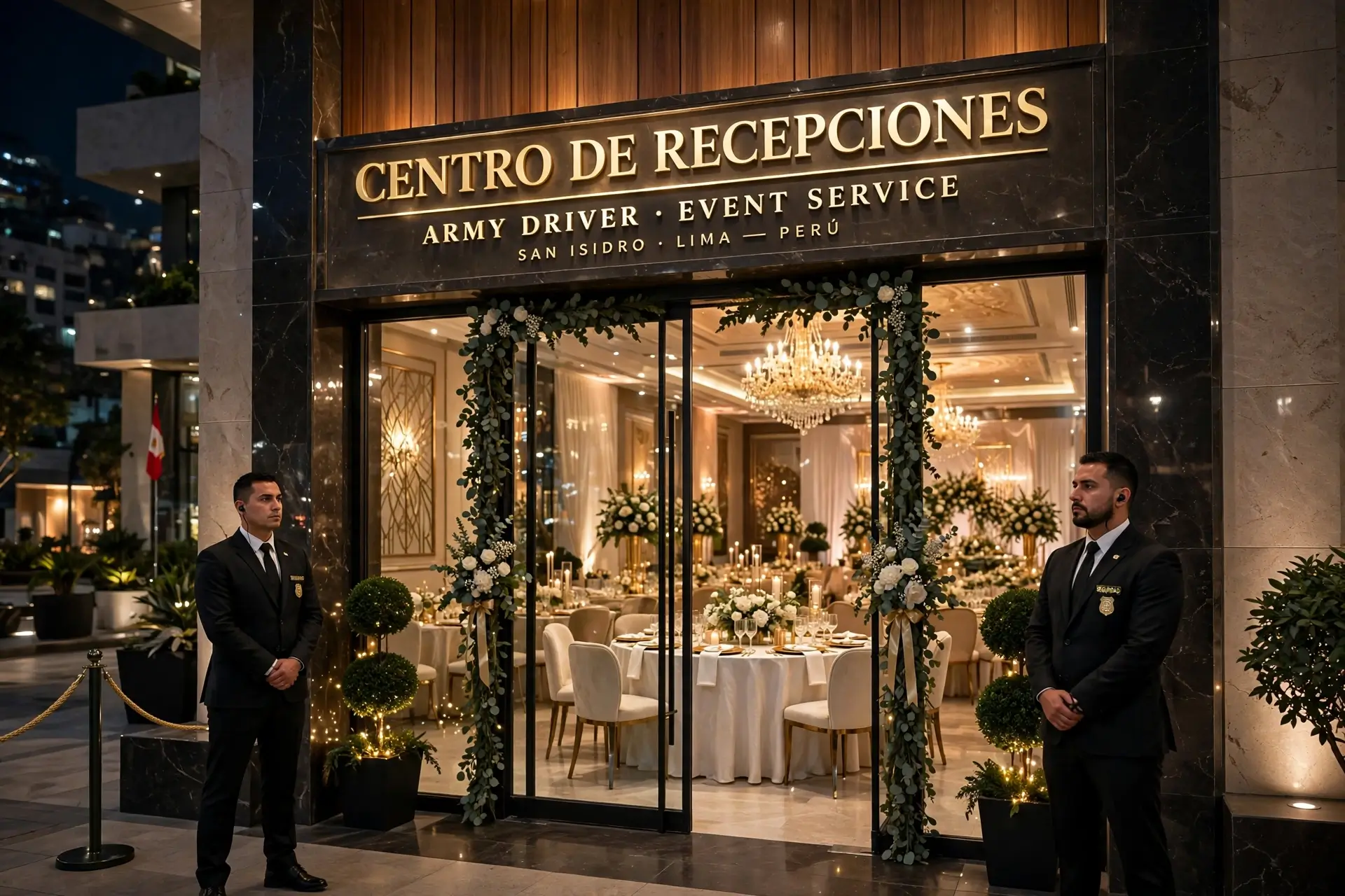 Centro de Recepción San Isidro 80-150 personas seguridad militar